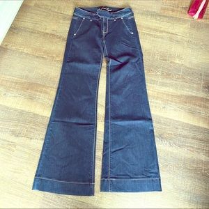 Wide leg jeans